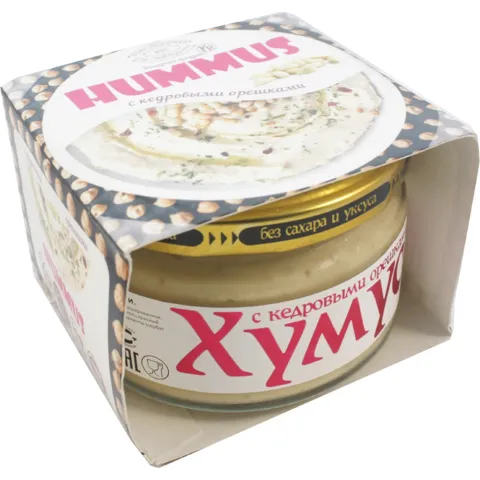 Закуска Тайны востока-хумус с кедровыми орешками с/б 200г