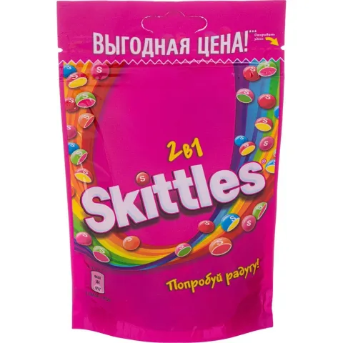 Драже Скиттлс 2 в 1 70г