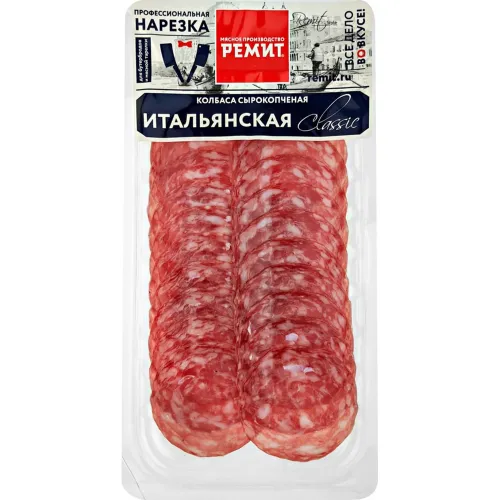 Колбаса Итальянская Classic с/к (нарезка) 70г ООО МЗ Ремит Россия Ремит