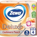 Туалетная бумага Туалетная бумага Zewa Deluxe Peach 1х4шт персик Россия уменьш.