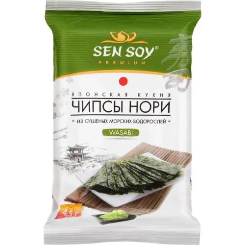 Чипсы нори 4г Васаби Китай