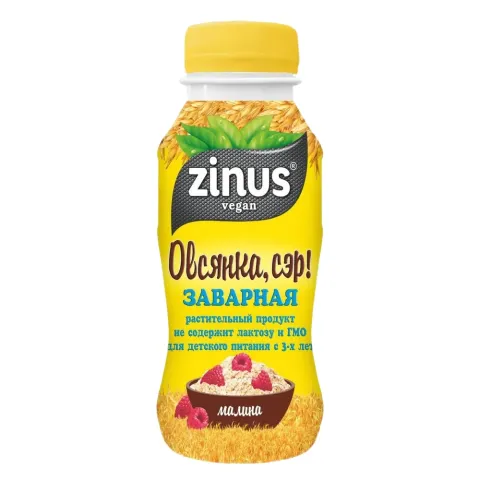 Напиток Zinus Овсянка Сэр овсяный заварной малина 0,25л