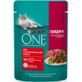 Корм 75г для стерил. с говядиной и морковью ООО Нестле Россия Россия Purina ONE уменьш.