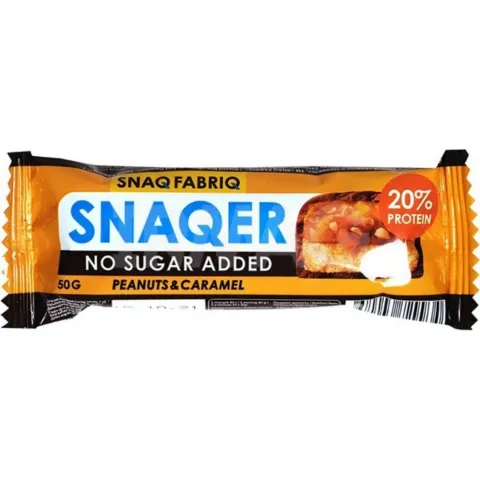 Батончик SNAQ FABRIQ глазированный Арахис и карамель 50г