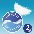 Туалетная бумага Zewa Плюс без аромата 4 рул. белая Россия уменьш.