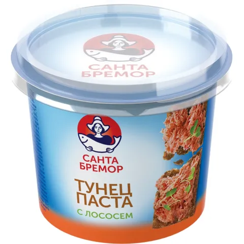 Паста Тунец с лососем Санта Бремор 140г