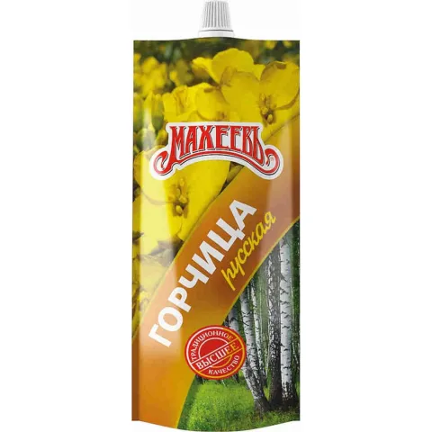 Горчица Махеев Русская 140г дой-пак