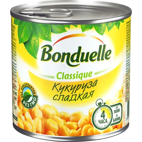 Кукуруза Bonduelle 425мл ж/б консервированная Россия