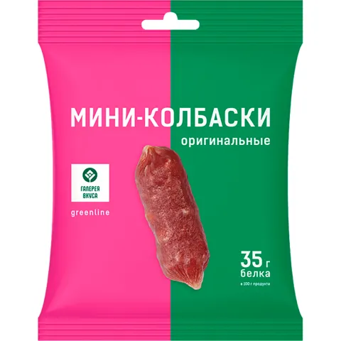 Колбаски Галерея Вкуса мини оригинальные с/в 60г