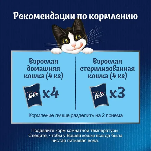 Корм Felix Sensations 75г пауч в желе лосось треска ООО Нестле Россия Россия Purina