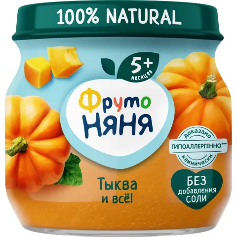 Пюре Фрутоняня тыква 80г сб