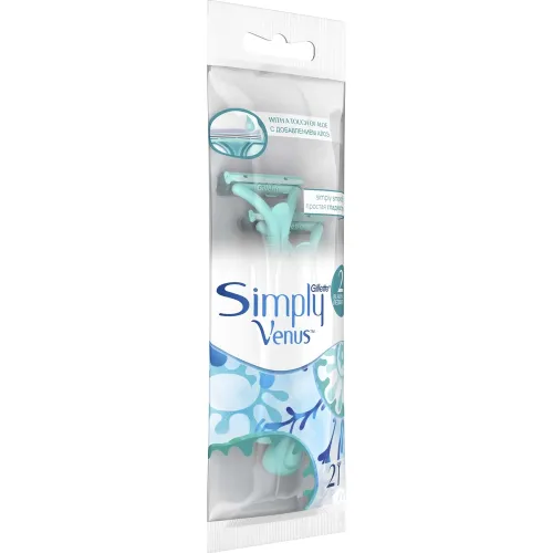 Бритвы Venus SIMPLY 2 одноразовые для женщин 2шт Procter & Gamble Польша
