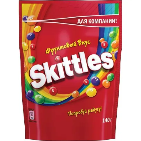 Драже Скиттлс 140 г фрукты