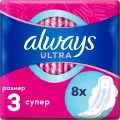 Прокладки гигиен Always Ultra Super Plus Single 8шт Procter & Gamble Венгрия уменьш.
