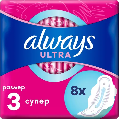 Прокладки гигиен Always Ultra Super Plus Single 8шт Procter & Gamble Венгрия
