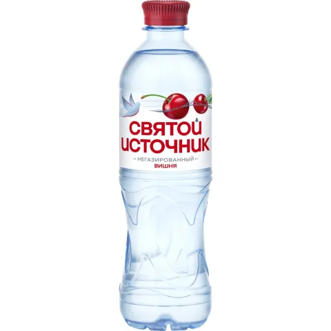 Вода природная Святой Источник негаз. Вишня 0,5 ПЭТ