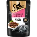 Корм SHEBA 75г пауч с говядиной и кроликом Марс Россия SHEBA уменьш.