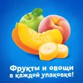 Пюре Агуша 90г дой-пак из яблока, тыквы, персика и банана Россия уменьш.