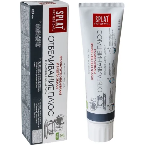 Зубная паста Proffesional Splat White plus 100мл SPLAT Россия