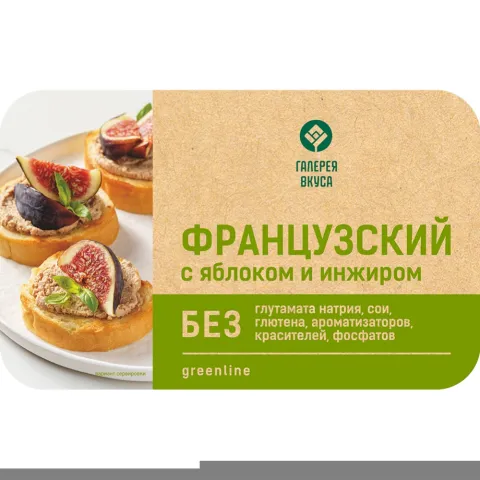 Паштет Галерея Вкуса Французский яблоко/инжир 146г