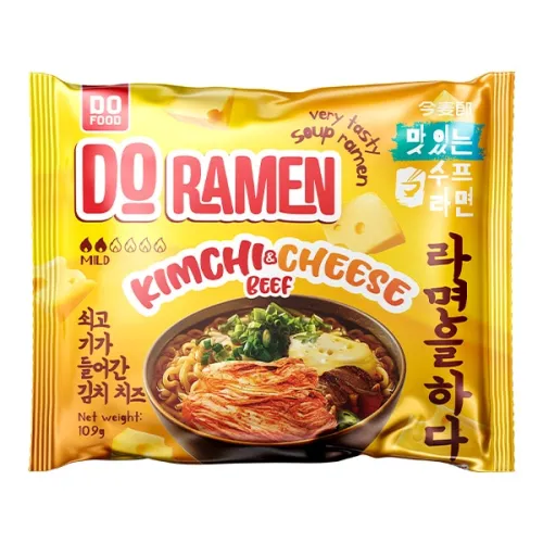 ЛБП DO Ramen Kimchi Cheese Beef Кимчи Сыр со вкусом говядины 109г Китай