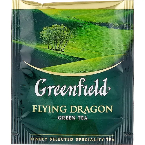 Чай Greenfield 50г Flying Dragon зелёный (25пак*2г) Орими Россия