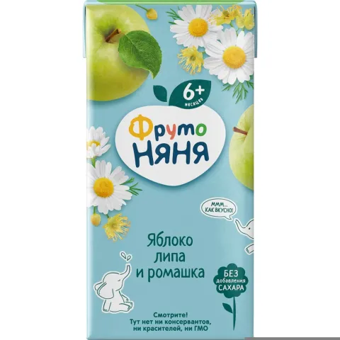 Напиток Фрутоняня яблоко/ромашка/липа 0.2мл