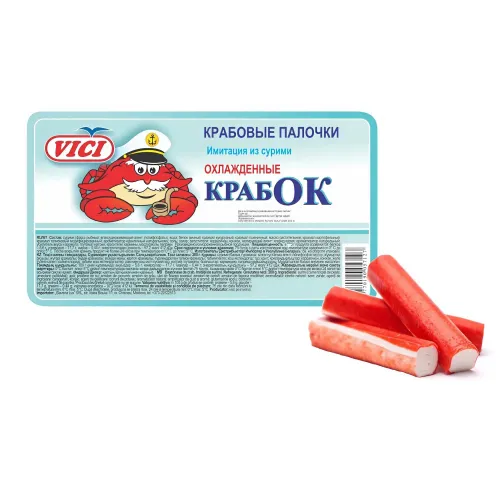 Крабовые палочки Крабок охл 200г ООО Вичи Русь Россия