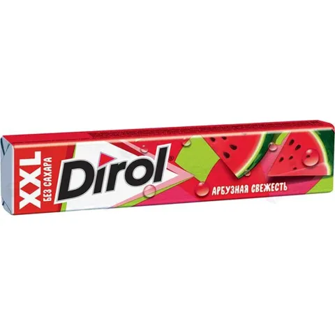 Жевательная резинка б/сахара DIROL XXL АРБУЗНАЯ СВЕЖЕСТЬ 19г