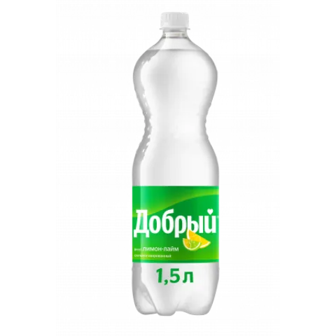 Напиток б/а с/г аром. со вкусом "Лимон - Лайм" Добрый® 1.5 л.