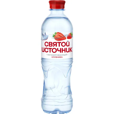 Вода Святой Источник Клубника н/газ 0,5л