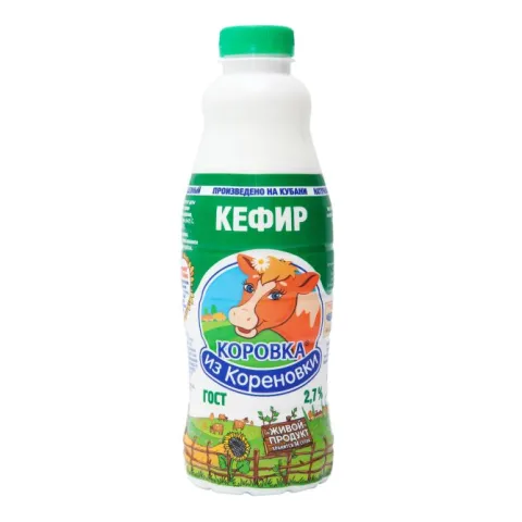 БЗМЖ Кефир из Кореновки 2,7% 900г бут