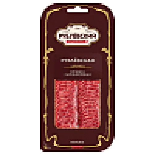 Рублевская полусухая, с/к, газ, серв. нарезка, 80г/8шт/ТД Рублевский