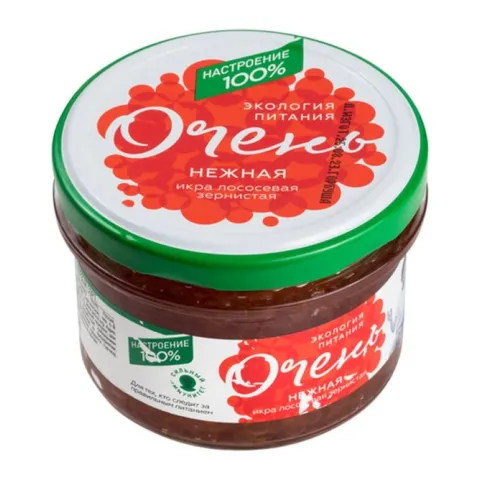 Икра лососевая Путина Очень нежная зернистая охл. 220г ст/б