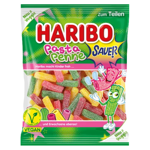 Мармелад жевательный Харибо Паста Пенне кислая 160г