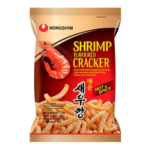 Чипсы креветочные острые Nongshim Корея, 75г