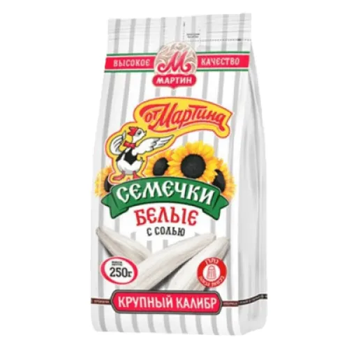 Семечки белые соленые Мартин 250 гр