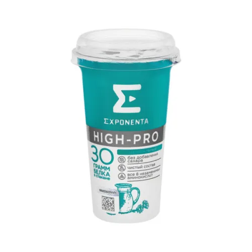 Напиток кисломолочный Exponenta High-Pro натуральный обезжиренный